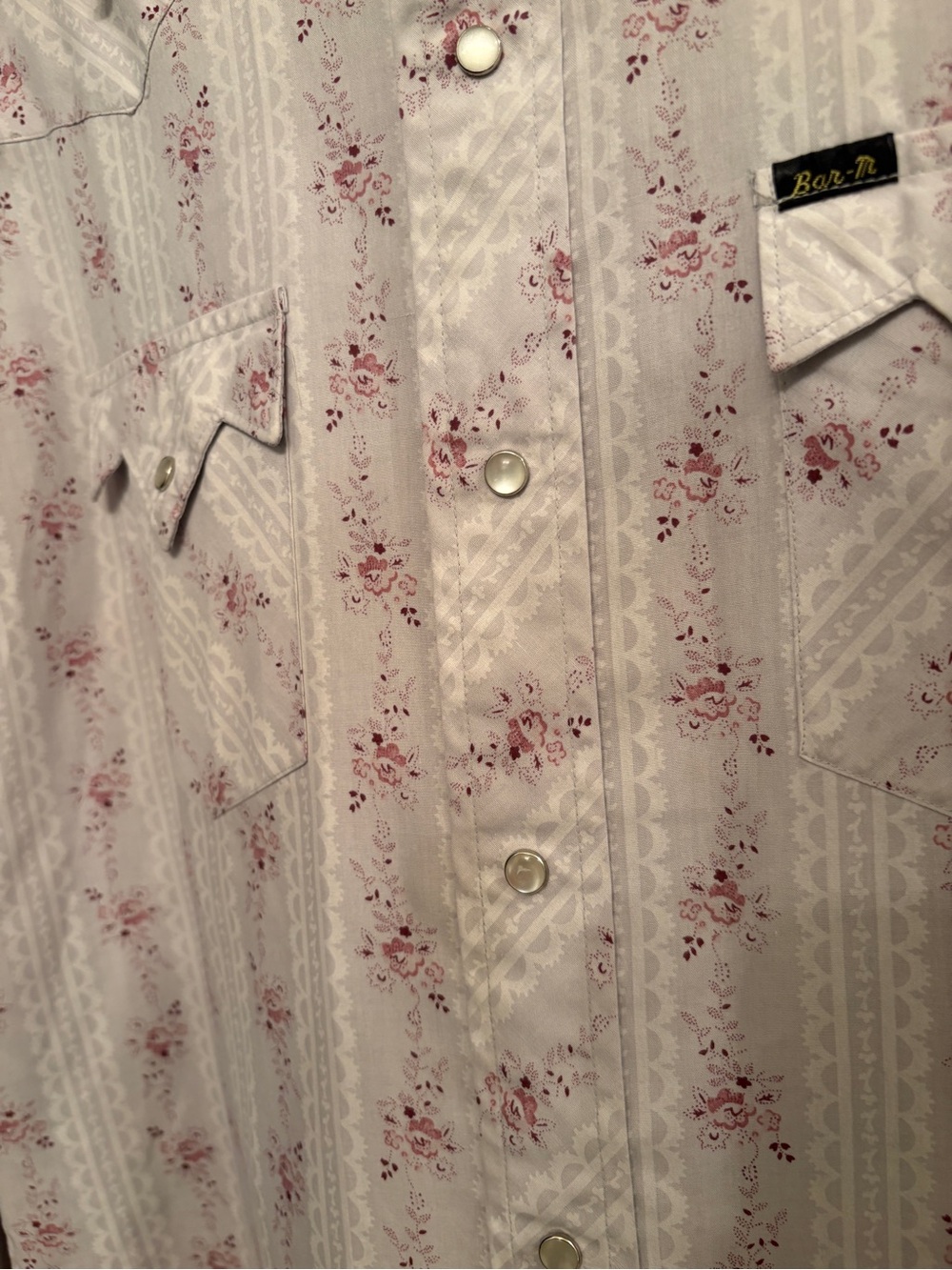 Bar-M Rancher Vintage Pearl Snap Western Shirt - Picture 4 of 7